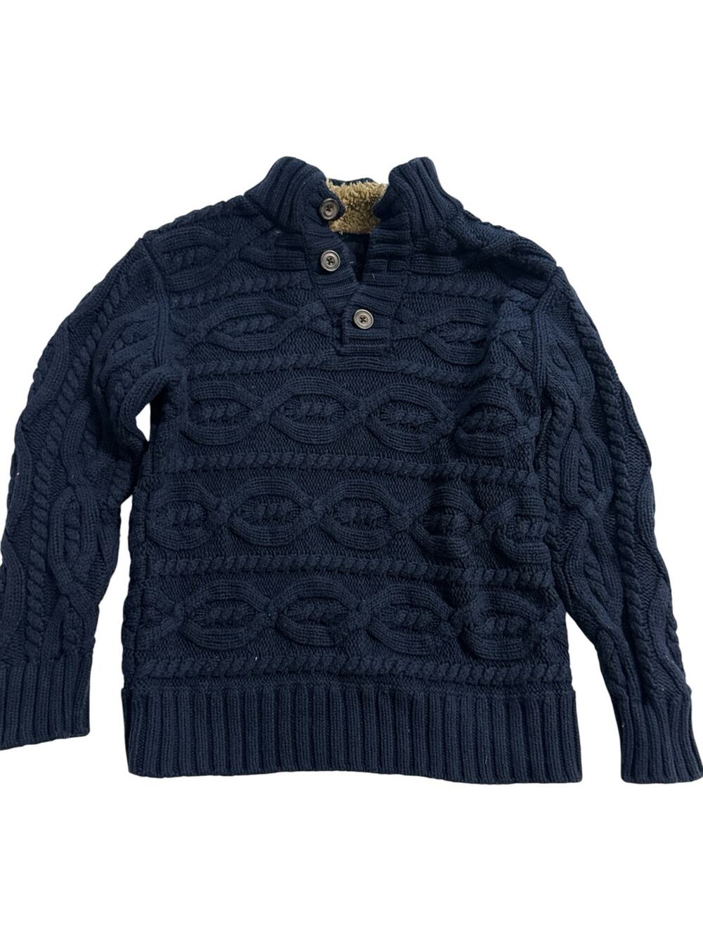 Gap Kids Navy Blue Thick Sweater - Size 8/Medium